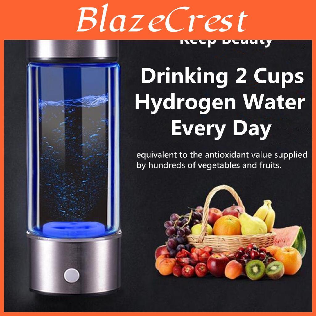 Rich Hydrogens Water Rechargeable 5w Bottle Cup Generator Water Maker 450ml Portable Pure H2 Hydrogensrich Water Bottle