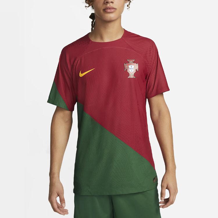 Nike Portugalsko 2022-2023 Domácí fotbalový dres Verze pro hráče Pánské topy Červená DN0627-628