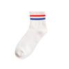 Fashion Fresh Women Men Striped Sport Socks Medium Tube Socks Two Bars Socks Korean