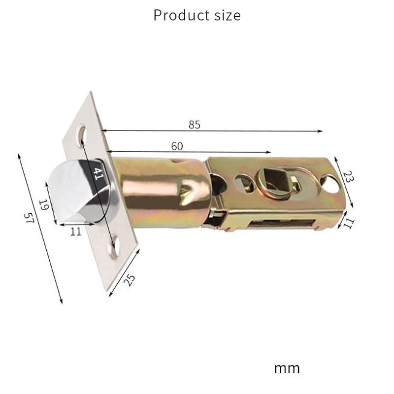 Dual Mode USB Rechargeable Fingerprint Door Lock Security Biometric Handle Lock Electronic Smart Lock for Apartment NEW