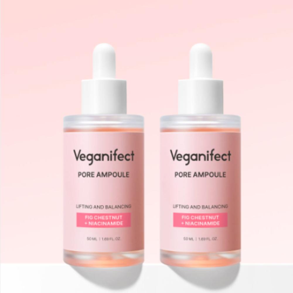 Veganifect LHA Mugwort Pore Tightening Ampoule 50ml Duo Set (2pcs)