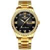 Influencer Brand Men's Tycoon Gold Luminous Waterproof Steel Watch
