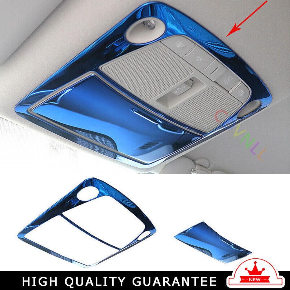 Front Reading Lamp Frame Cover Trim For Nissan Sentra Sylphy 13-2019 Blue Steel