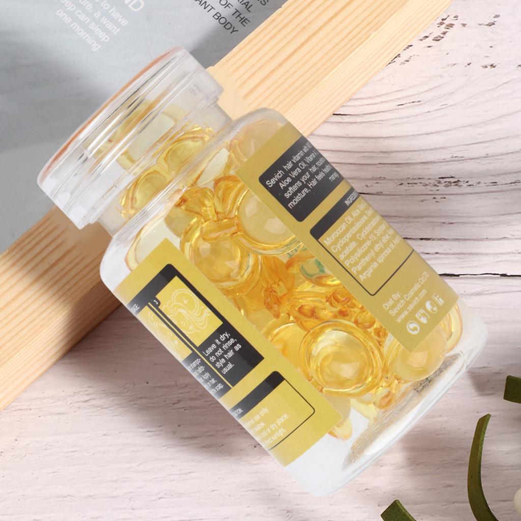 Haarpflege Vitamin Kapseln Feuchtigkeitsspendend Anti-Frizz Haarschäden Reparatur Ätherisches Öl