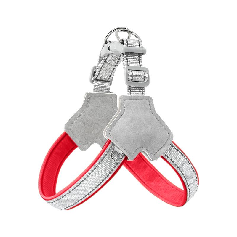 New dog chest strap, breathable mesh pet leash, saddle dog rope pet supplies