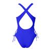 Women's One Piece Swimsuit Lace Up Front Halter Neck Tie Side Cut Out Design Swimwear Beachwear Bathing Suit