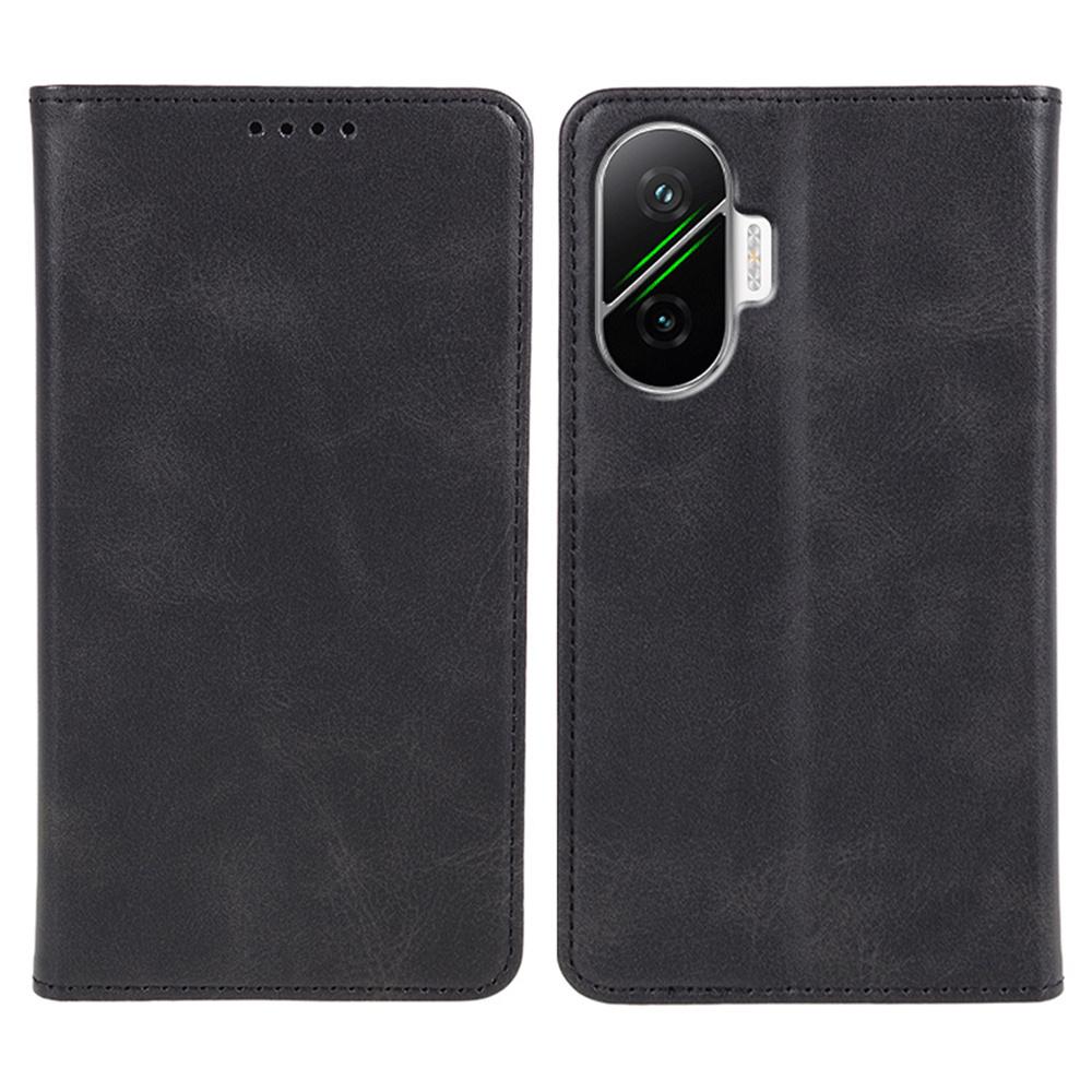 For Xiaomi Redmi Turbo 4 Pro 5G/Poco F7 5G Case Strong Magnetic PU Leather Phone Cover Calf Texture