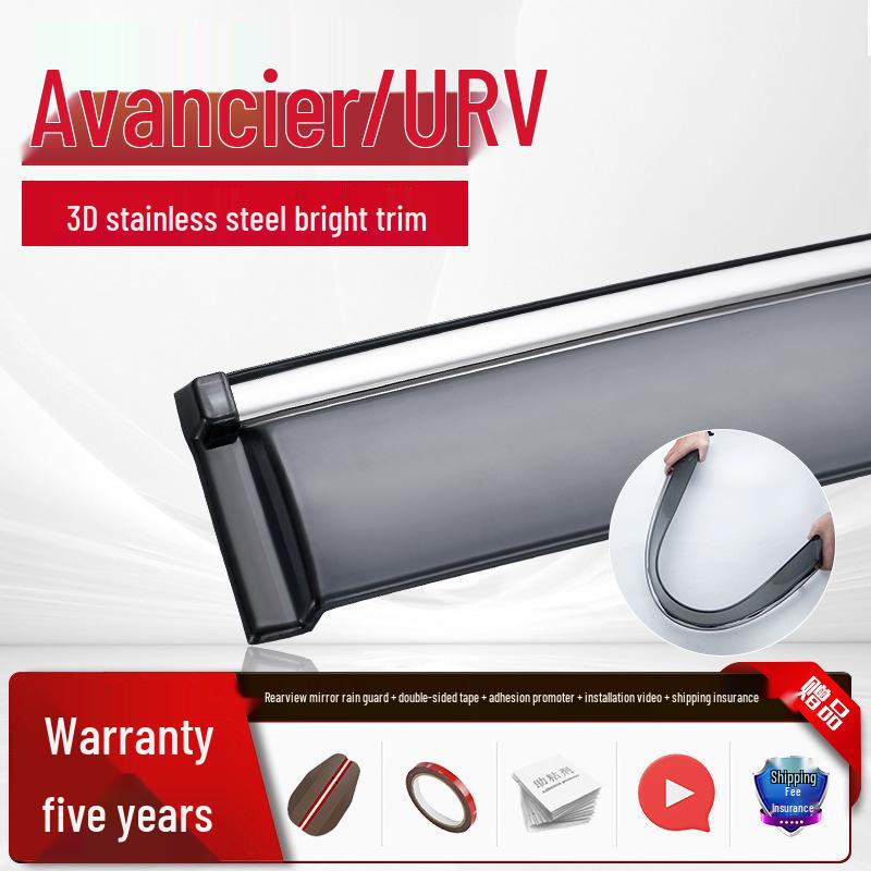 Honda Tenth Gen Accord, Civic, Lingpai, and Fengfan Car Window Rain Visor - Sun and Rain Guard for CR-V, XRV