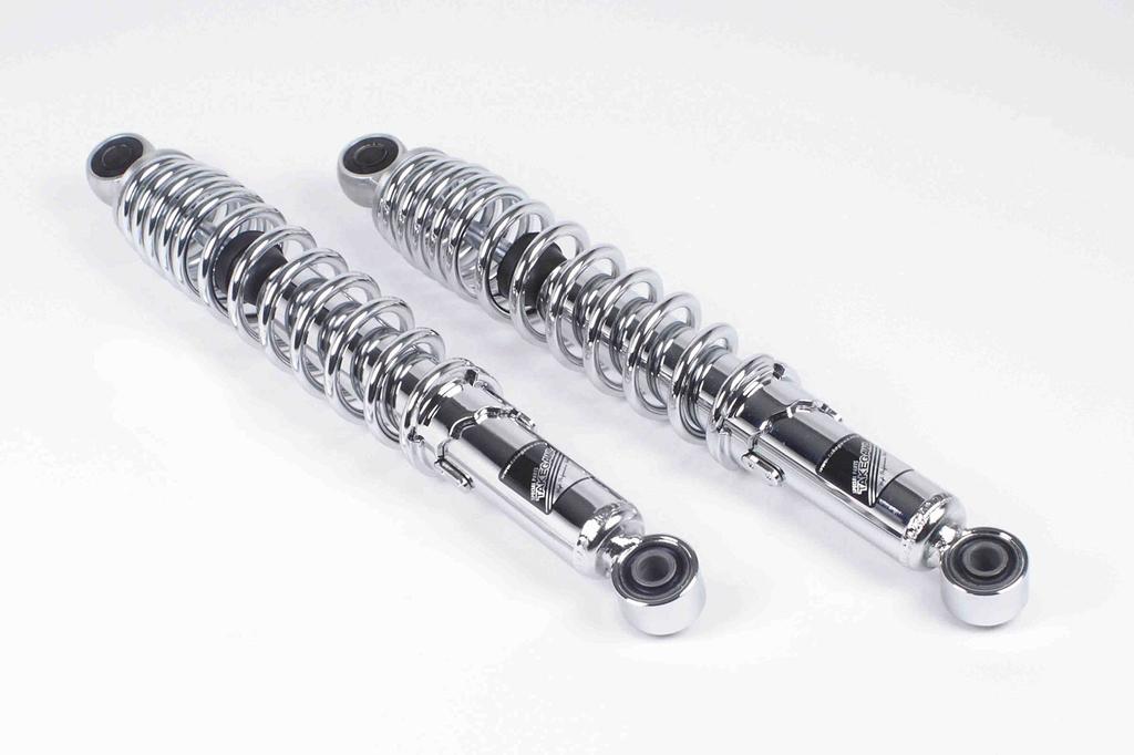 Special Parts Takegawa Rear Shock Absorber Chrome Plated Set of 2 Super Cub (TAKEGAWA) Cub/Little 06-04-0171