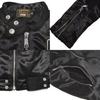 Bonding Single Riders Jacket Flying Skull Fully Embroidered on the Back Black Color Size XL [Banson] ABV-2201 ABV-307