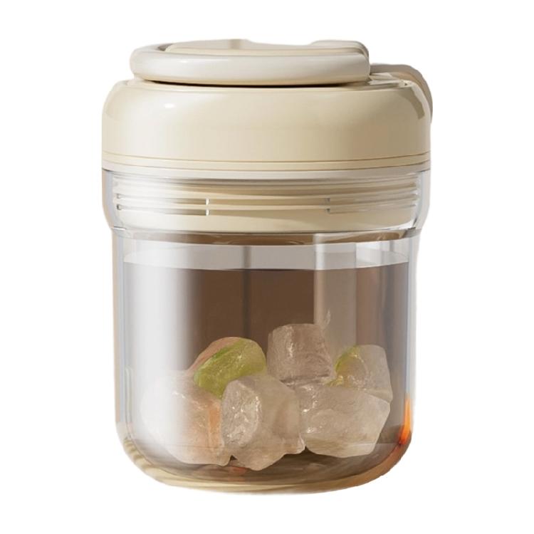 

Practical Press To Freeze Cup For Juices Coffee And Iced Tea бежевий