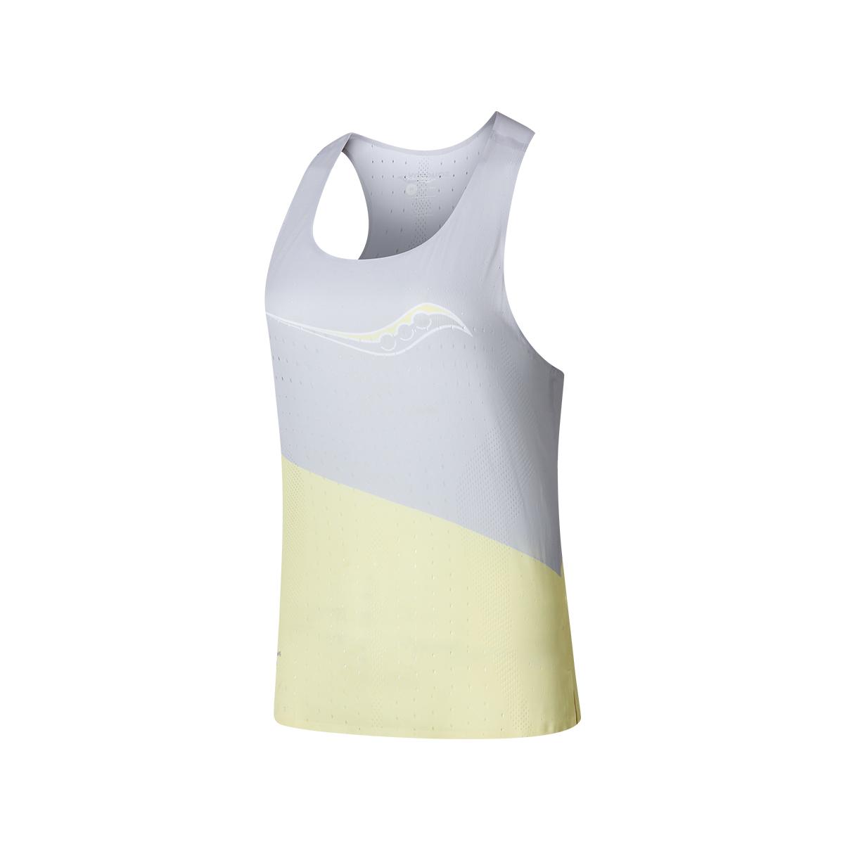 

Saucony Minimalist Fashion Color Block Single Layer Tank Top Women tops Transparent-Yellow SA1259TK01T-YL033 XS