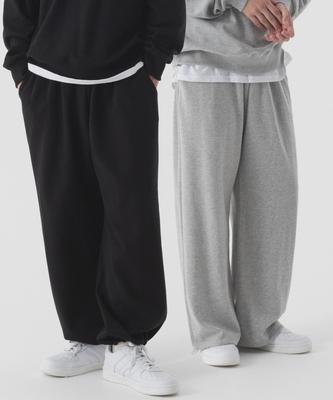 PIANER [2 Pack] Essential String Wide Sweatpants (2 Colors)