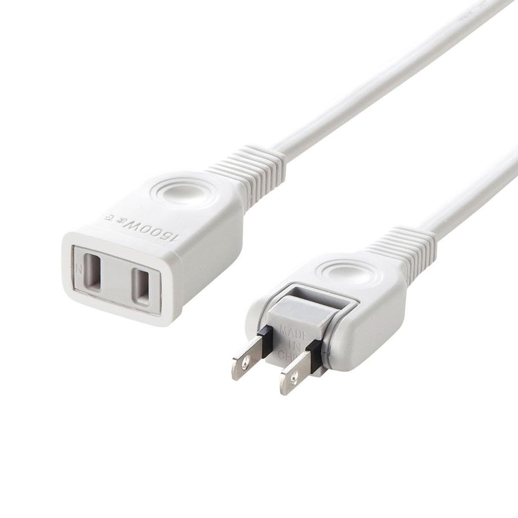 Sanwa Supply TAP-EX2110 10m Power Extension Cord with Swing Plug and Tracking Fire Prevention Insulation Cap