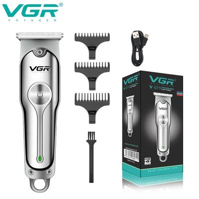 Adjustable 2 Speed Mower Carbon Steel Carving Trimmer Hair Clipper V-071 Silver Cliper Pro Oil Head Haircut Machine with Lever