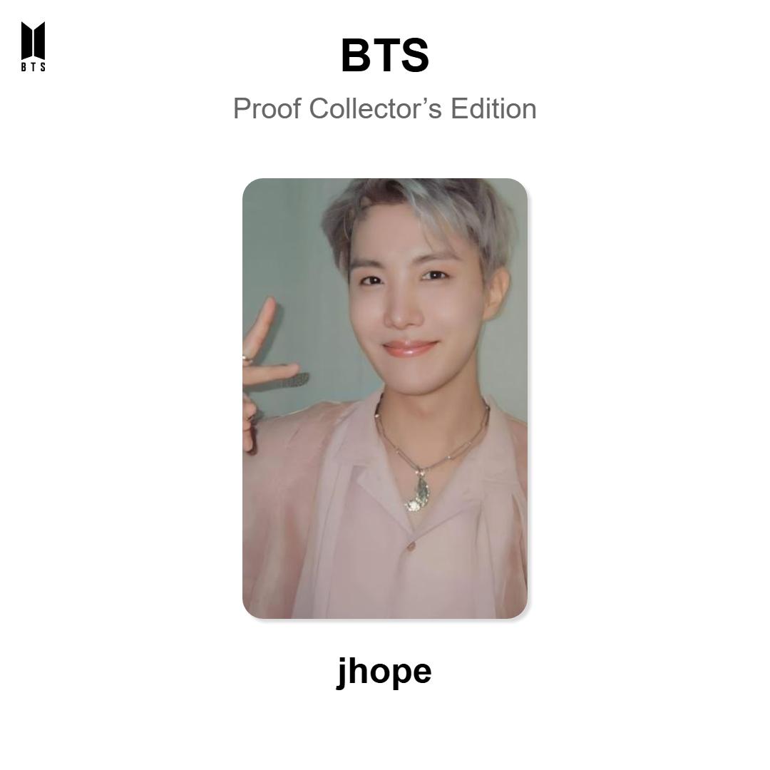 BTS Proof Collector’s Edition Official Photocard J-Hope 02