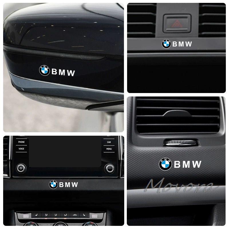 Car Interior Sticker Creative Emblem Badge Sticker Waterproof For BMW M F10 F20 E83 E90 E92 E93 X1 X5 X6 F30 G03 E43 E53 E63 E84 EN0