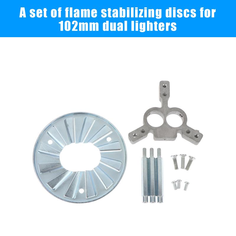 High Quality Stainless Steel Air Swirler For Waste Oil Burners Part Flame Stabilizer Disc Ring For Combustion Machine