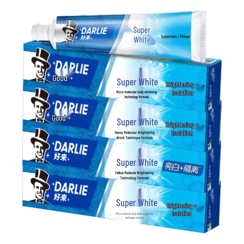 Darlie All Shiny White Toothpaste (4 x 190g)