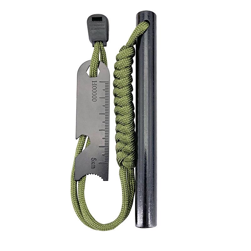 Magnesium Rod Fire Starter with Scraper - Outdoor Survival & Camping Tool