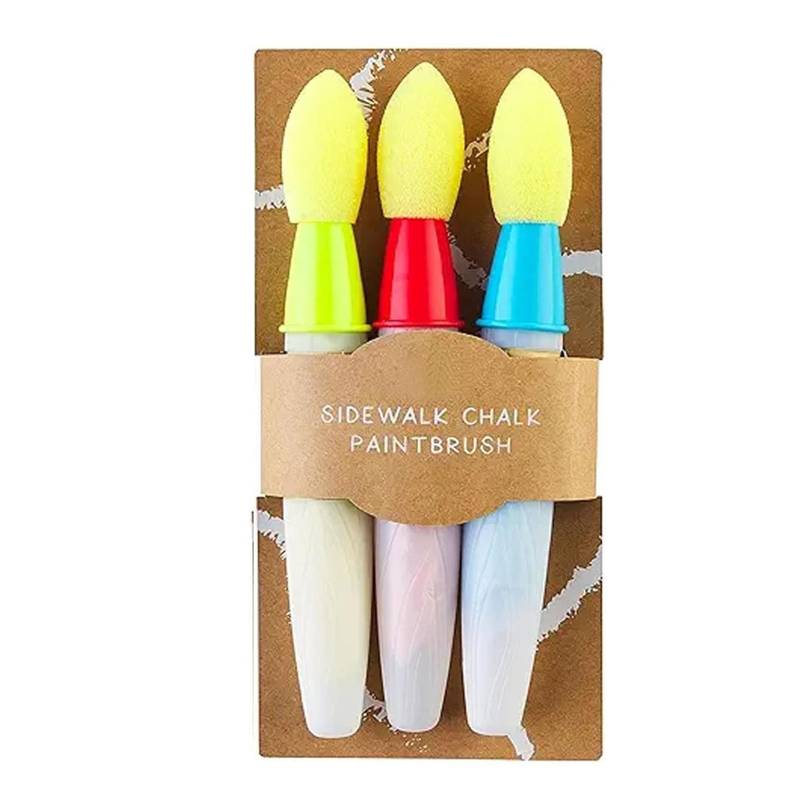 

Набор моющихся мелков для рисования на асфальте с кистями, подходит для подростков и детей One Size