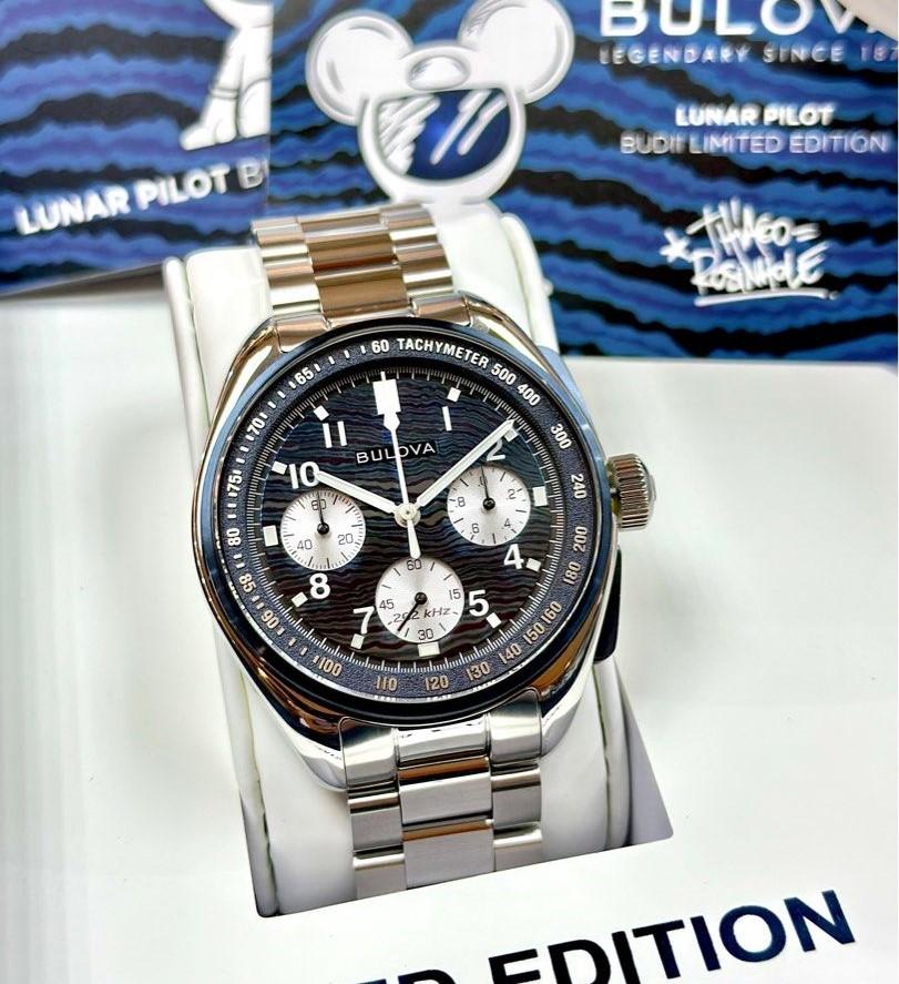 Bulova Lunar Pilot Series Limited 150th Anniversary 262kHz Precisionist Watch 98A329