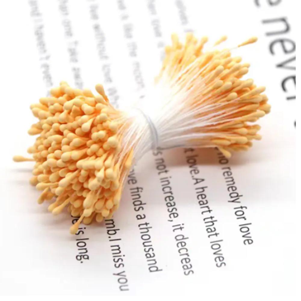 2mm Korean Matte Stamen Flower Core Buds for DIY Hair Accessories & Simulation Flowers