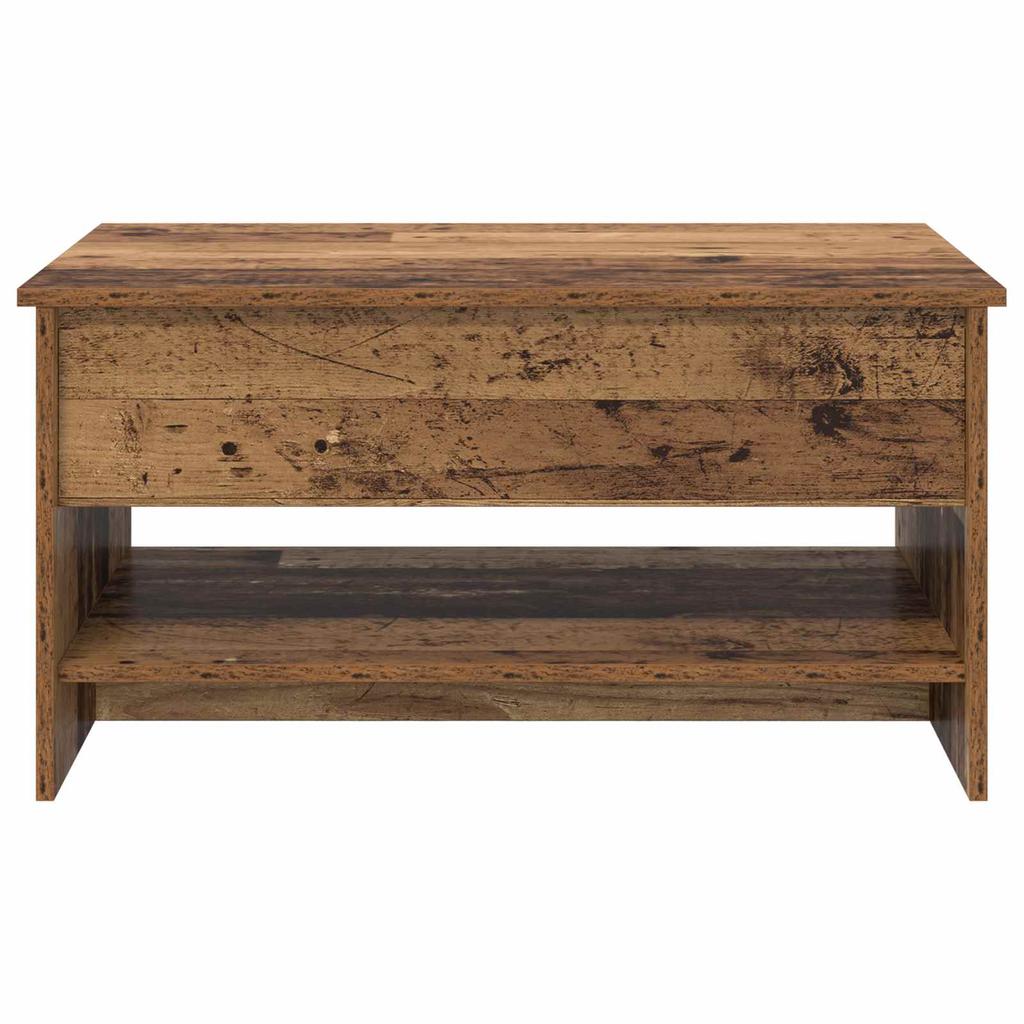 Coffee Table Reclaimed Wood 80 x 50.5 x 41.5 cm Engineered Wood