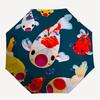 1pc Koi Fish Pond Fashionable Automatic Opening/Closing Folding Umbrella with 8 Bones, Windproof Portable, Daily Use096