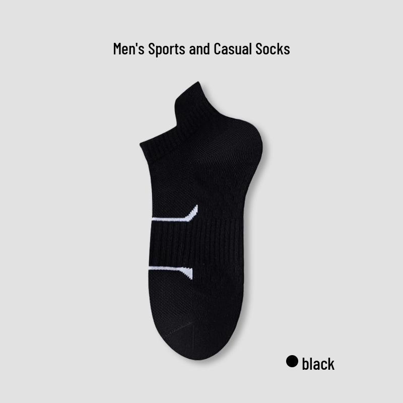 Atmungsaktive Baumwoll-Knöchelsocken für Herren - Hitzableitend, Abriebfest, Mesh-Sportsocken