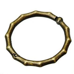 

10pcs Metal loose leaf ring, buckle ring, binding ring, photo album binding, bamboo knot coil, detachable