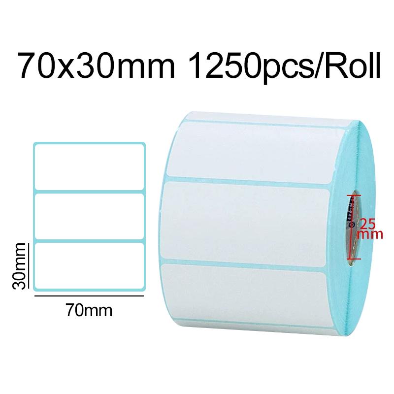 Thermal Paper Sticker 1Roll/Packaged Three-Proof Thermal Labels Tags for Supermarket Multiple Sizes Scrapbooking Marker Tags ZYF