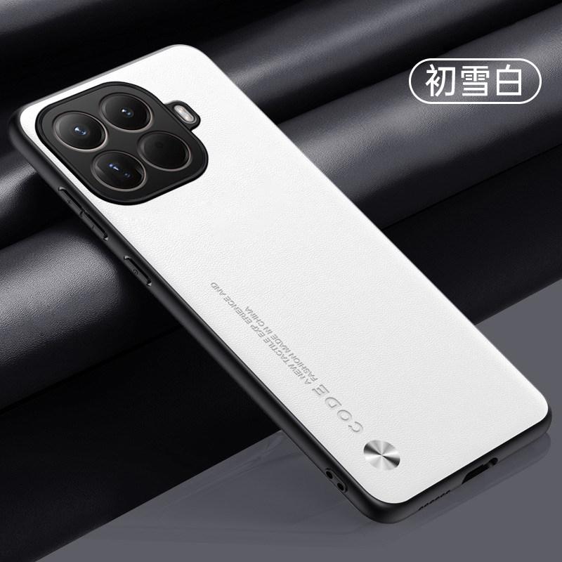 For Xiaomi 17T Pro Case Simple PU Vegan Leather Silicone Phone Cover For Mi 17T Shell New Model Non-Slip Shockproof Bumper