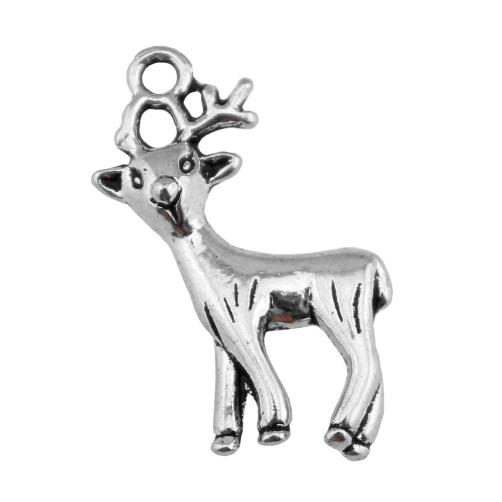 Deer Antler Charms Christmas Day Pendants For Nature Inspired Jewelry