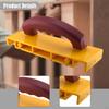 Woodworking Table Saw Push Block Comfort Grip 25.5x8.2cm Sturdy with 3 Way Force System Yellow/Red