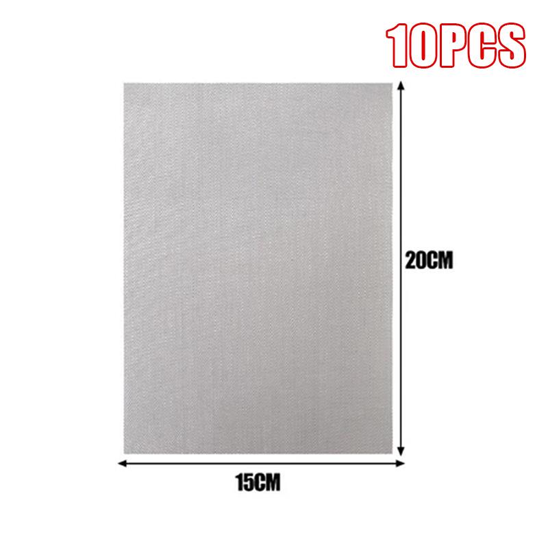 10Pcs 20X15Cm Stainless Steel Mesh Car Bumper Repair Patch Crack Hole Welding Wire Net Guard