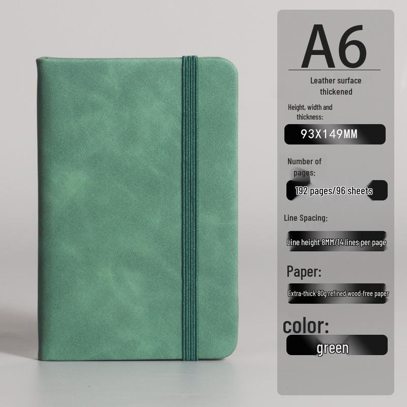 Mini A6 Business Notebook - Portable, Cute, and Customizable with Logo Printing