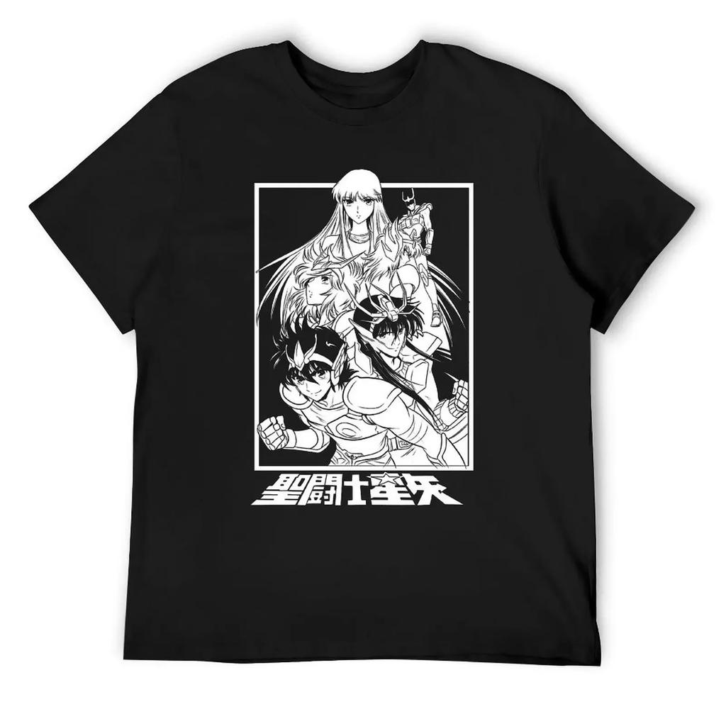 SAINT SEIYA Classic For Sale Round Neck T-shirt Movement Tees Top Quality Funny Novelty Travel USA Size