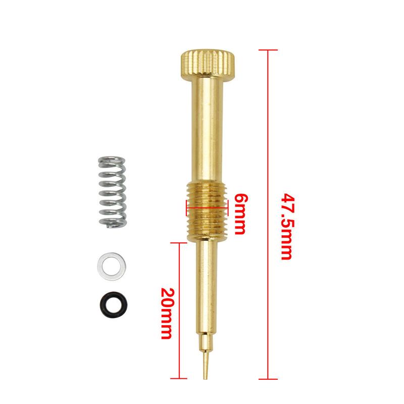 Parts Mixture Screw Replacement Vehicle Air Fuel Mixture Screw Idle Speed Adjustment Screw 2pcs/set For PZ26 PZ27 PZ30 Carb
