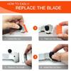 TOFAR Long Handle Razor Blade Scraper for Removing Labels Car Stickers Appliance Grease Windshields Window Tint Glass Cleaning