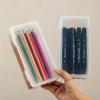 10/4/1pc Large Capacity Transparent  Pencil Case  Stackable Clear Office Supplies Organizer for Pencils, Erasers Tape Dispensers