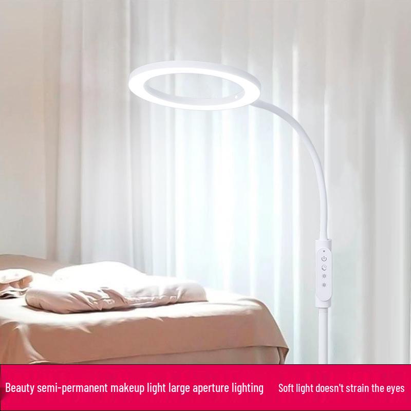 Super Bright Beauty Salon Eyelash & Tattoo Lamp - Versatile Floor Lighting for Nails & More