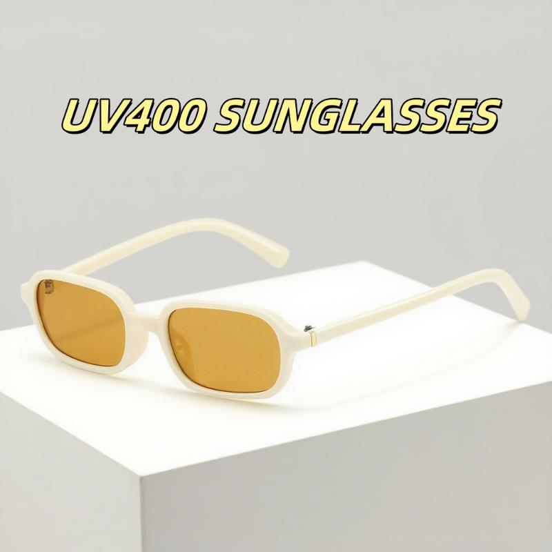 Fashionable and Personalized Small Frame UV Resistant Sunglasses Unisex Versatile Design Essential Sunscreen for Outdoor Travel