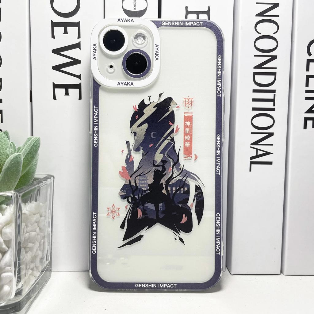 Genshin Impact Phone Case For iPhone 16 15 14 13 12 11 Pro Max Mini XS X XR SE 7 8 Plus HuTao Zhongli Raiden Shogun Xiao Funda