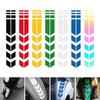 Universaler Motorradaufkleber mit Pfeilen, Flash-Paste, Wasserdicht, Ölbeständig, Reflektierender Aufkleber, Motorradband, Aufkleber