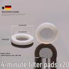 4-Point Silicone Water Heater Gasket - 1 Inch/6-Point Rubber Washer for Pipes and Meters