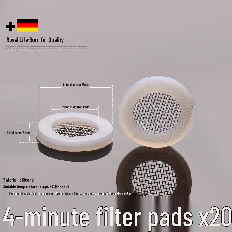 4-Point Silicone Water Heater Gasket - 1 Inch/6-Point Rubber Washer for Pipes and Meters
