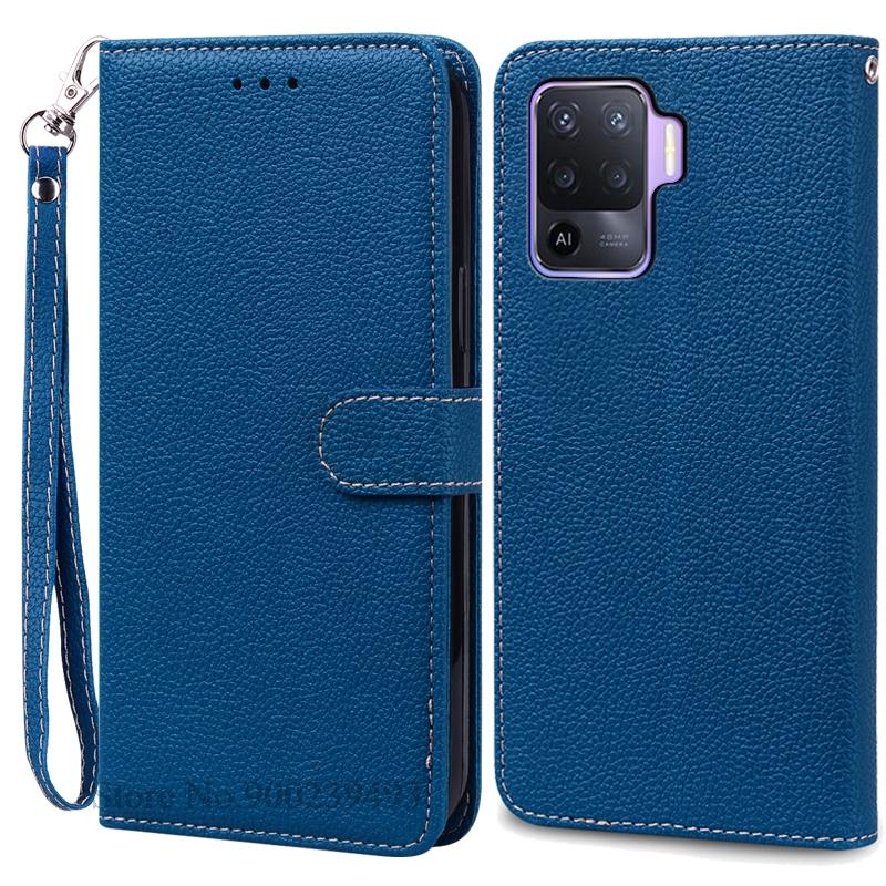 Covers For OPPO Reno 5 Lite Case Soft Silicone Wallet Leather Flip Case For OPPO Reno5 Lite Phone Case Carcasa Casing Book Cover