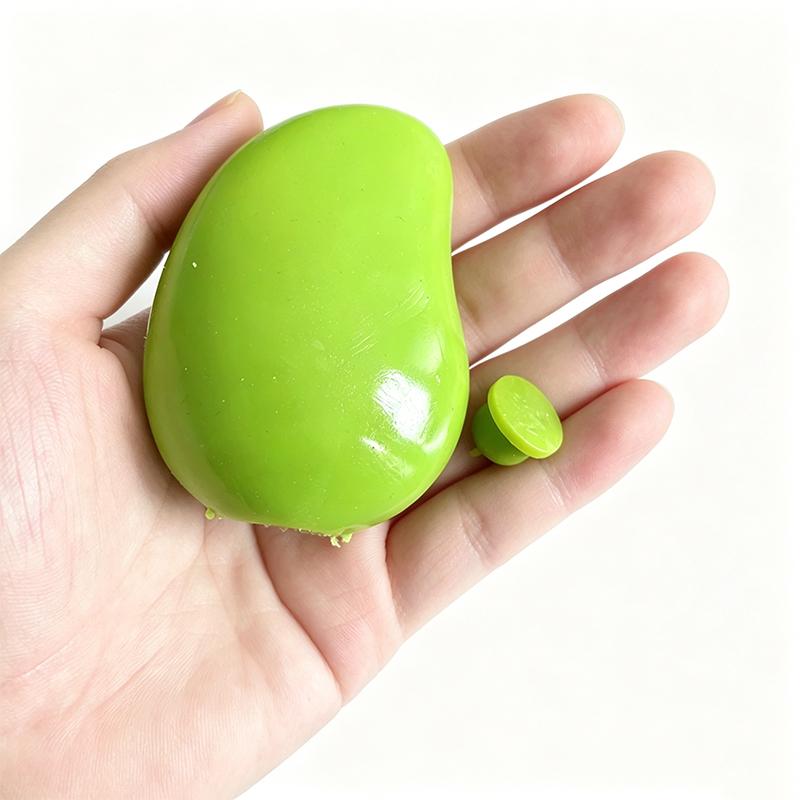 Palla antistress mango squishy che cambia colore, palla antistress mango squishy, giocattolo fidget ball, giocattolo antistress sensoriale ASMR per adulti