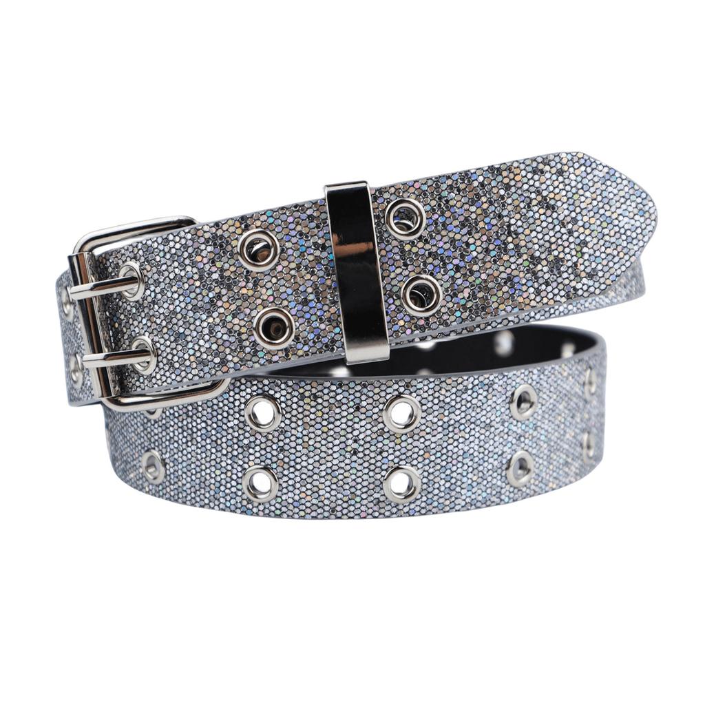 Blingbling Waist Belt American Street Dance Jean Belt Livehouse Punk Waist Chain Gothic Stunning Glitter